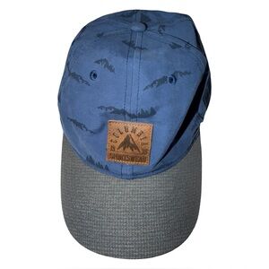 Columbia Sportswear Blue and Gray Mountain Cap with Logo Patch